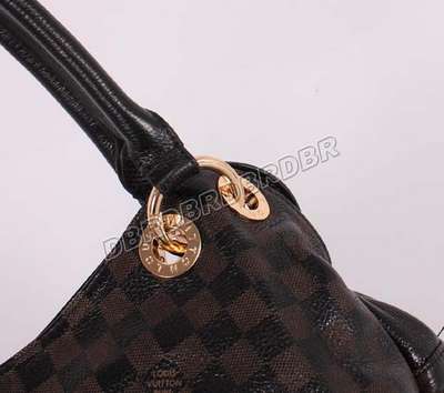 discount louis vuitton handbags leather m95001 black/gray wholesale