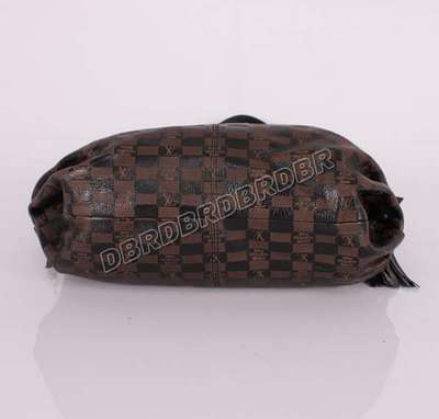 discount louis vuitton handbags leather m95018 black/gray wholesale