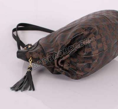 discount louis vuitton handbags leather m95018 black/gray wholesale