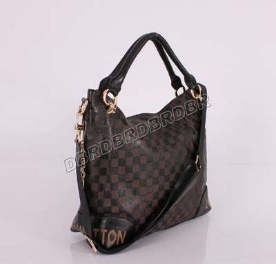 discount louis vuitton handbags leather m98108 black/gray wholesale