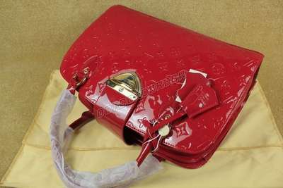 discount louis vuitton handbags monogram vernis m95332 tote red wholesale