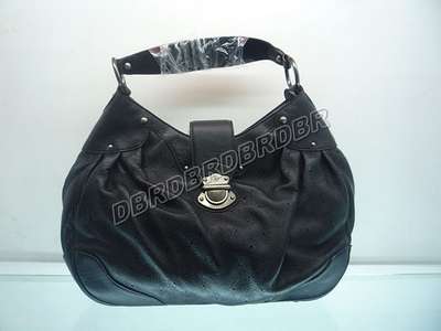 Discount Louis Vuitton Handbags Monogram Mahina M93128 black Wholesale