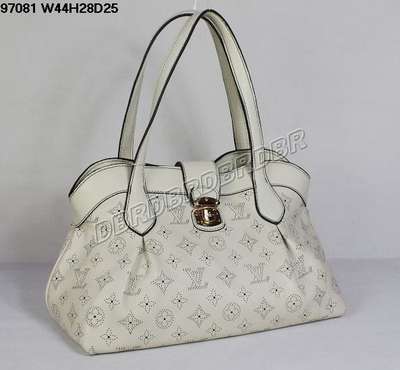 discount louis vuitton handbags monogram mahina 97081 beige white wholesale