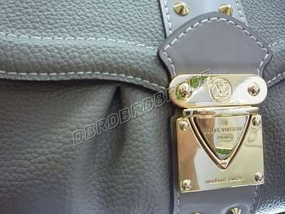 discount louis vuitton handbags suhali leather m91783 gray wholesale