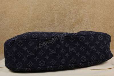 discount louis vuitton handbags monogram denim m40494 black wholesale