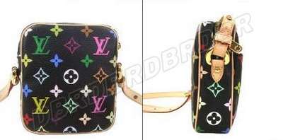 discount louis vuitton handbags monogram multicolore m40056 black wholesale