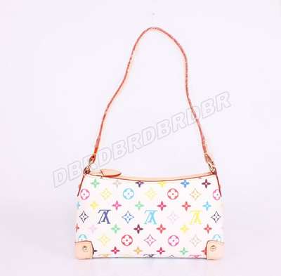 discount louis vuitton handbags monogram multicolore m40098 white wholesale