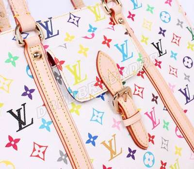 discount louis vuitton handbags monogram multicolore m40100 white wholesale