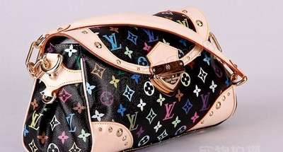 discount louis vuitton handbags monogram multicolore m40204 black wholesale