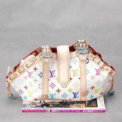 discount louis vuitton handbags monogram multicolore m92346 white wholesale