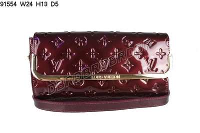 Discount Louis Vuitton Handbags Monogram Vernis 91554 claret-red Wholesale