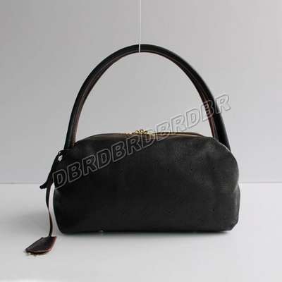 Discount Louis Vuitton Handbags Monogram Mahina M93814 black Wholesale