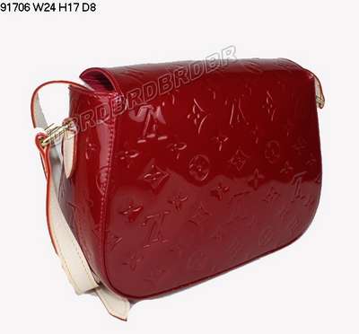 discount louis vuitton handbags monogram vernis 91706 red wholesale