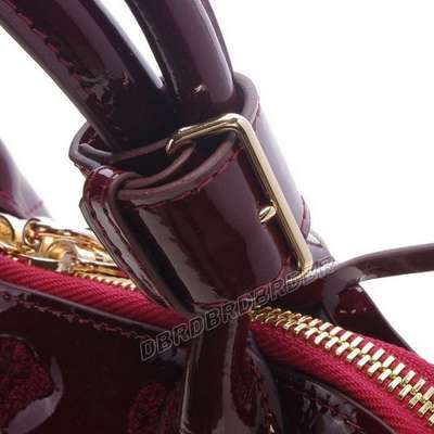 discount louis vuitton handbags monogram vernis m91873 red wholesale