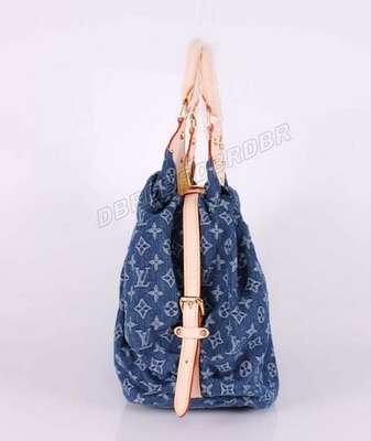 discount louis vuitton handbags monogram denim m95515 blue wholesale