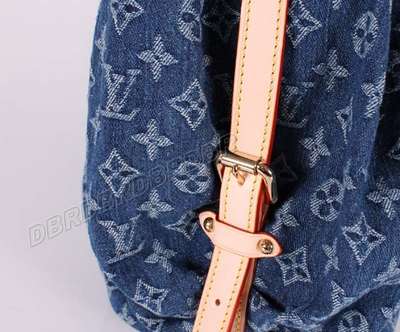 discount louis vuitton handbags monogram denim m95515 blue wholesale