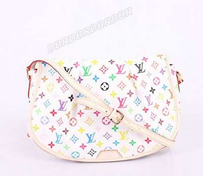 Discount Louis Vuitton Handbags Monogram Multicolore M40473 white Multicolor Wholesale