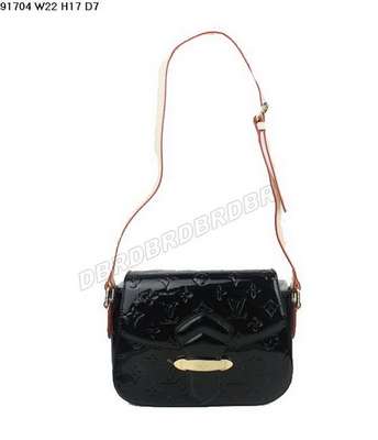 Discount Louis Vuitton Handbags Monogram Vernis 91704 black Wholesale