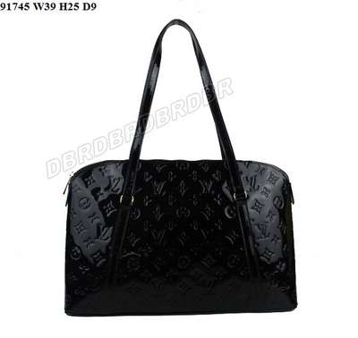 Discount Louis Vuitton Handbags Monogram Vernis 91745 black Wholesale