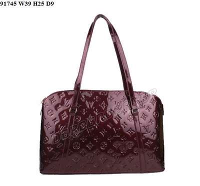 discount louis vuitton handbags monogram vernis 91745 claret-red wholesale