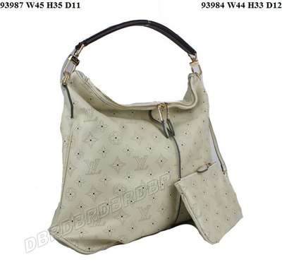 discount louis vuitton handbags monogram mahina 93987 beige white wholesale