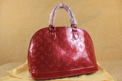 discount louis vuitton handbags monogram vernis m93596 red wholesale