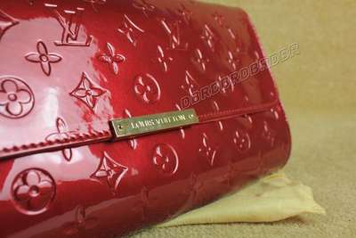 discount louis vuitton handbags monogram vernis 91548 red wholesale