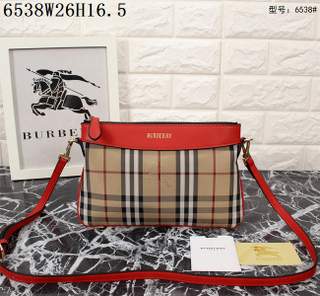 Burberry 6538 plaid with red strip 39582