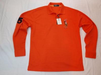 Ralph Lauren men Polo shirt-long sleeve-red No.339