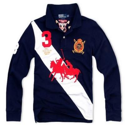 Ralph Lauren men polo shirt-long sleeve No.398