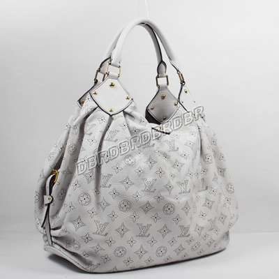 discount louis vuitton handbags monogram mahina m95545 beige white wholesale