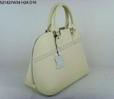 discount louis vuitton handbags epi leather m52142 white wholesale