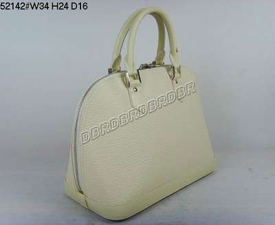 discount louis vuitton handbags epi leather m52142 white wholesale