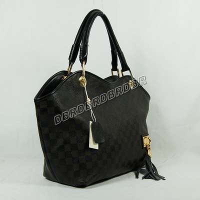 discount louis vuitton handbags leather n95017 black wholesale