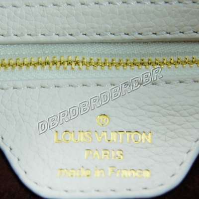 discount louis vuitton handbags leather n91952 beige white wholesale