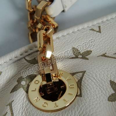 discount louis vuitton handbags leather m91952 beige white wholesale