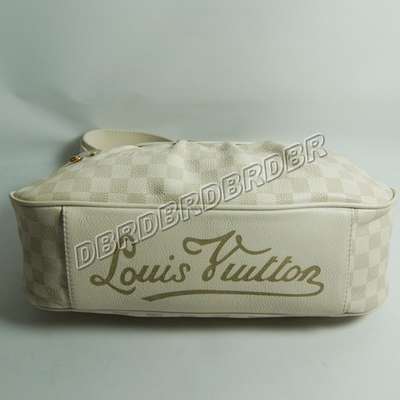 discount louis vuitton handbags leather nd0234 beige white wholesale