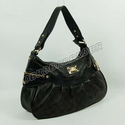 discount louis vuitton handbags leather nd0234 black wholesale