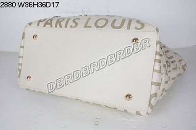 discount louis vuitton handbags leather 2880 beige white wholesale