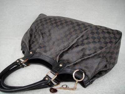 discount louis vuitton handbags leather n95836 black wholesale