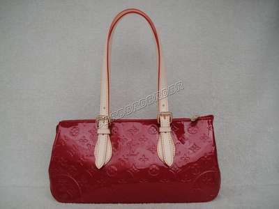 discount louis vuitton handbags monogram vernis m93507 red wholesale