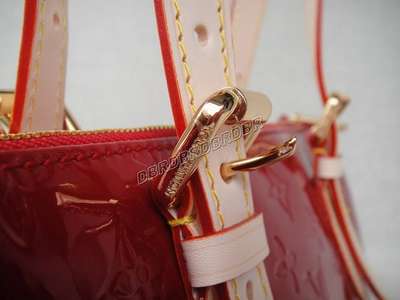 discount louis vuitton handbags monogram vernis m93507 red wholesale