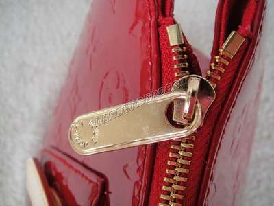 discount louis vuitton handbags monogram vernis m93507 red wholesale