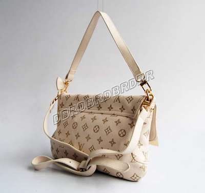 discount louis vuitton handbags leather m95825 beige white wholesale