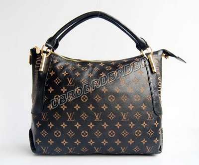 Discount Louis Vuitton Handbags Leather M95827 monogram black Wholesale