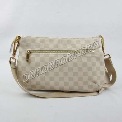 discount louis vuitton handbags leather n9872 beige white wholesale