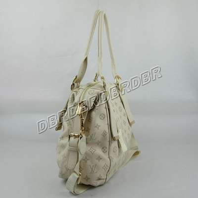 discount louis vuitton handbags leather m41303 beige white wholesale