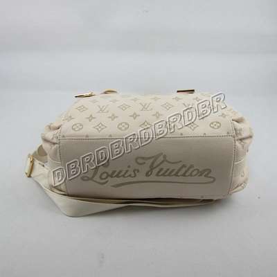 discount louis vuitton handbags leather m41303 beige white wholesale