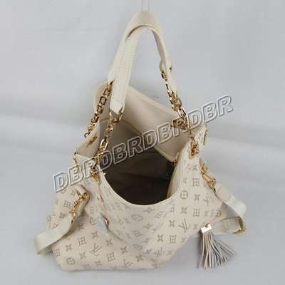 discount louis vuitton handbags leather m96868 beige white wholesale