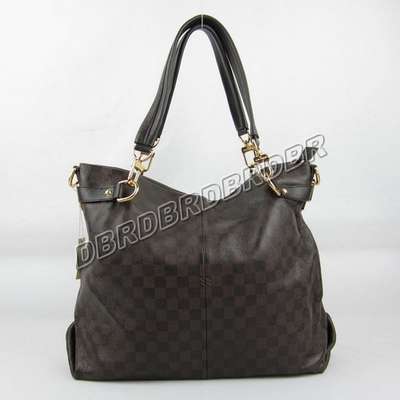 Discount Louis Vuitton Handbags Leather N98583 Coffee Wholesale